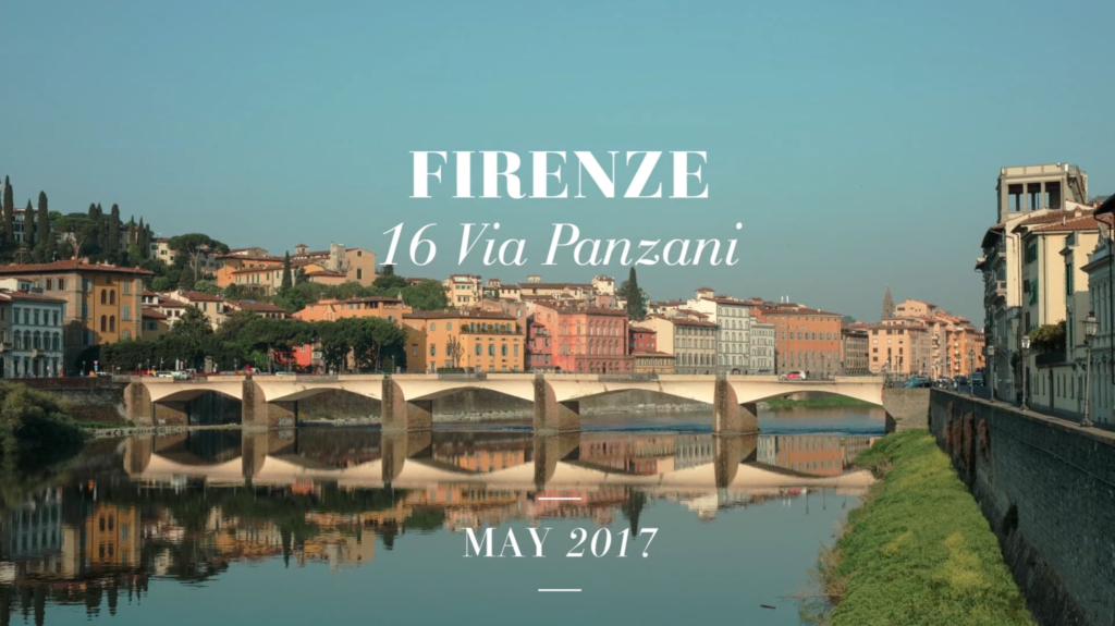 Via Panzani vue sur Florence