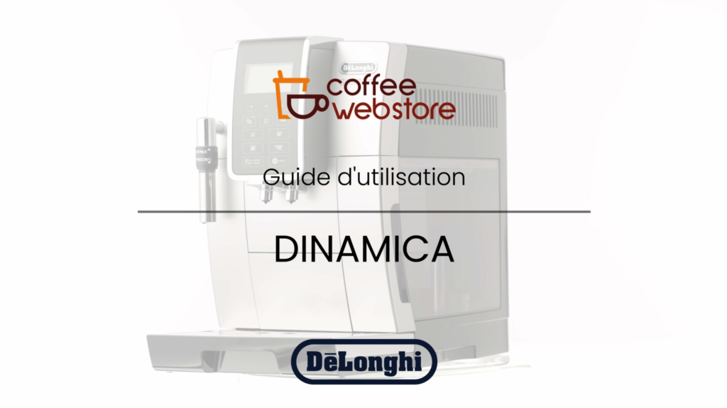 Coffee webstore film tutoriel de la Delonghi Dinamica