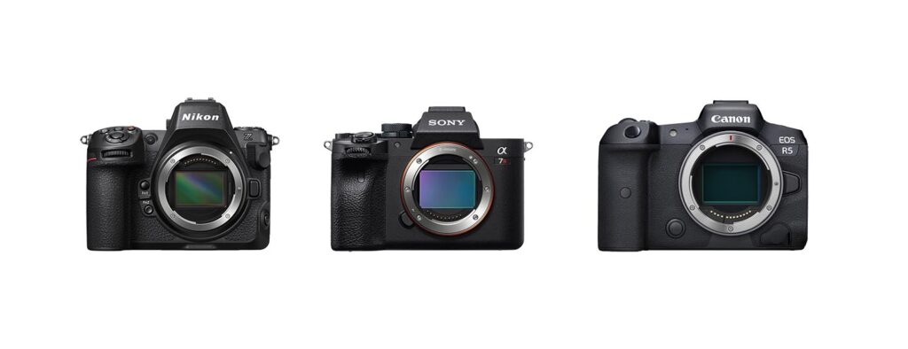 3 caméras : Nikon Z8 - Sony A7R5 - Canon R5